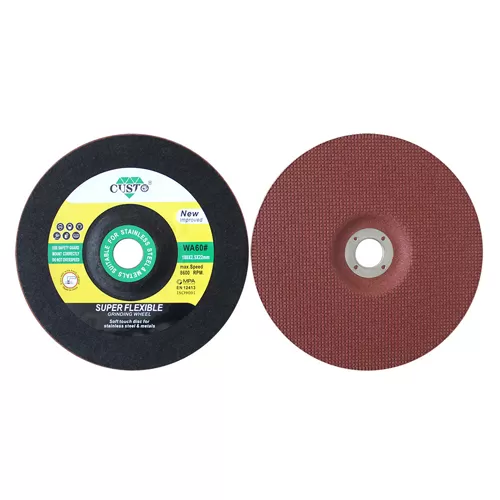 Amoladora con disco de corte de 7 pulgadas y discos de desbaste para metal