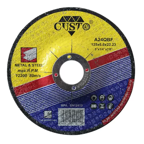 Discos abrasivos para metal