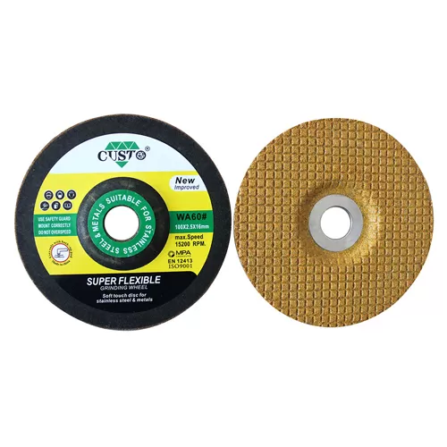 Discos abrasivos flexibles — Disco de desbaste para acero inoxidable