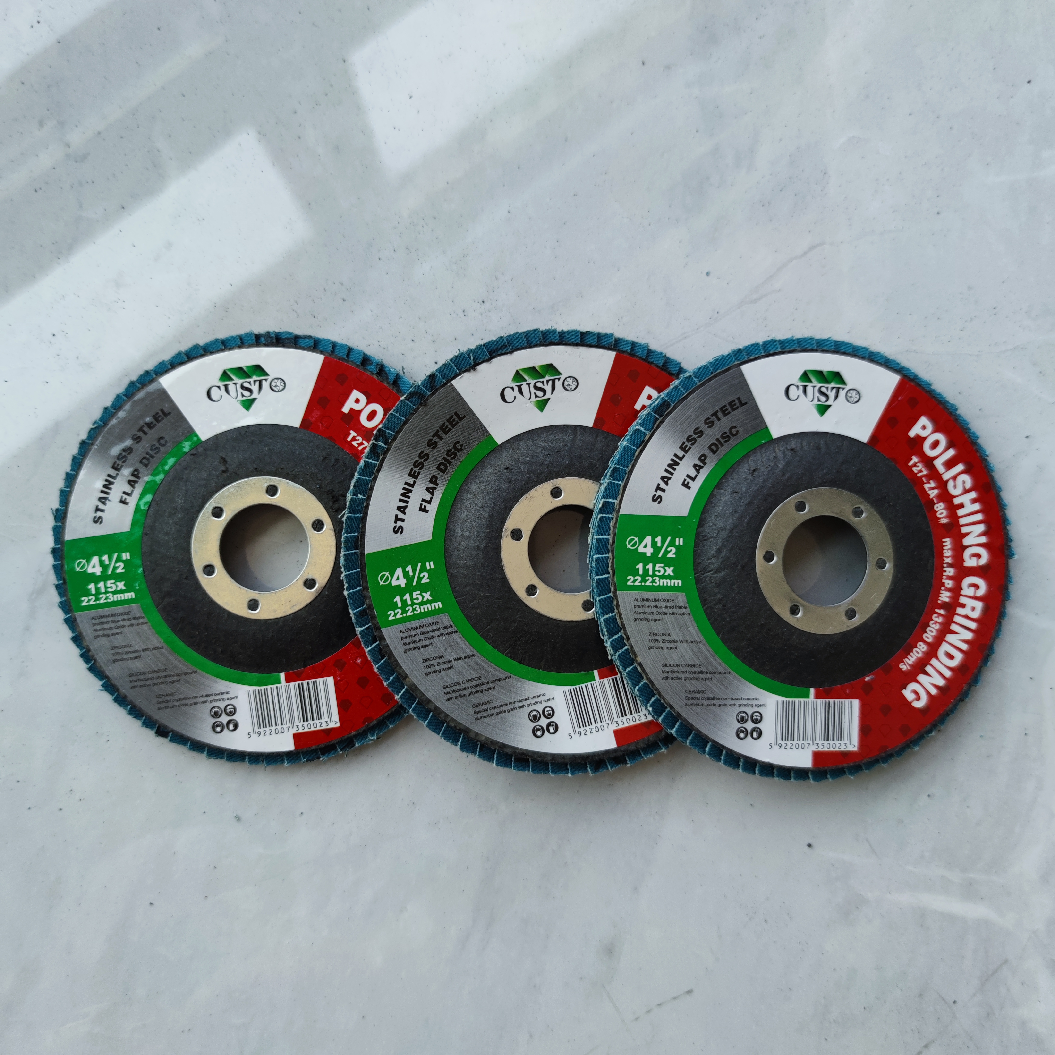 Disco flap de aluminio 4