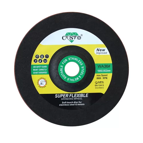 Disco de desbaste flexible de 7 pulgadas para metal - acero inoxidable